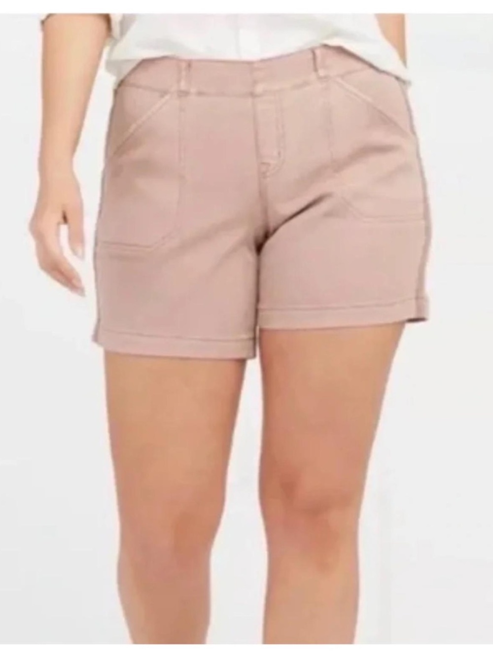 SPANX Stretch Twill Shorts 6"